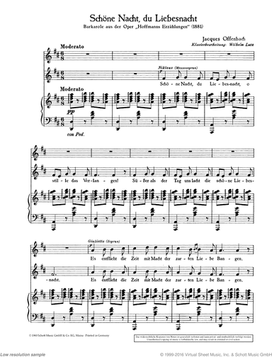 Schone Nacht, du Liebesnacht