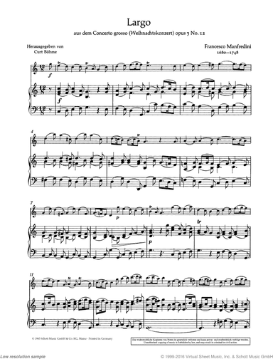 Largo, Op. 3/12