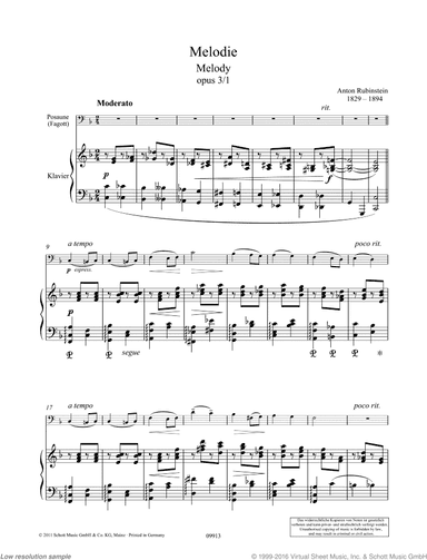 Melody, Op. 3/1