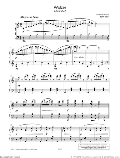 Waltz in A minor, Op. 54/2