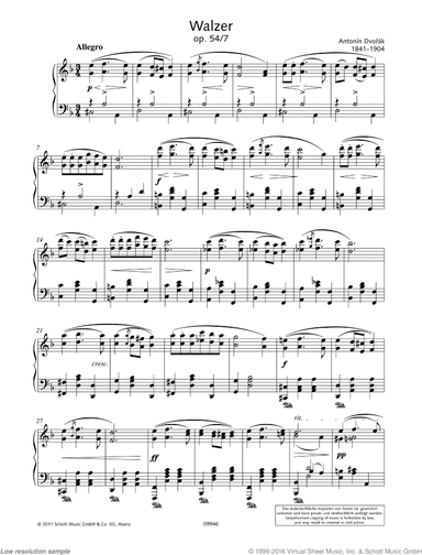 Waltz in D minor, Op. 54/7