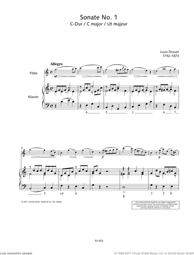 Sonata No. 1, C major