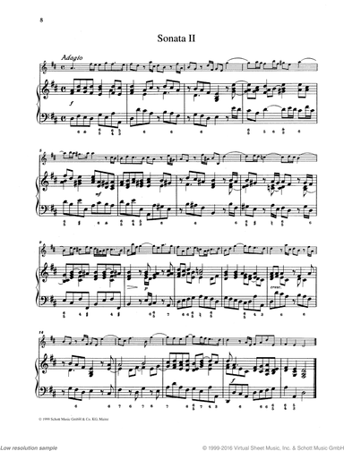 Sonata No. 2, from: 6 Sonate da Camera