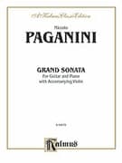 Grand Sonata for Guitar and Piano with Accompanying Violin