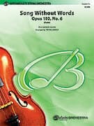 Song Without Words, Opus 102, No. 6