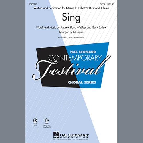Sing - Queen Elizabeth's Diamond Jubilee (arr. Ed Lojeski)