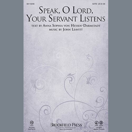 Speak, O Lord, Your Servant Listens - Percussion 1