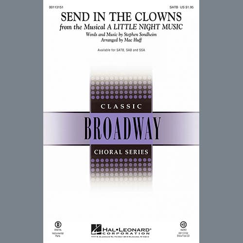 Send in the Clowns - Bb Clarinet