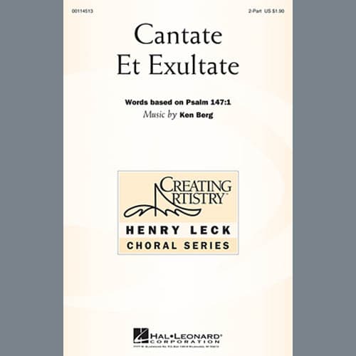 Cantate Et Exultate
