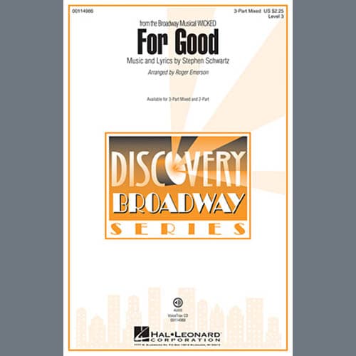 For Good (from Wicked) (arr. Roger Emerson)