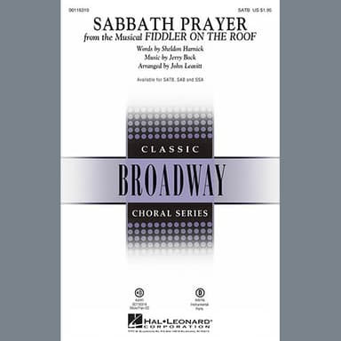 Sabbath Prayer (from Fiddler On The Roof)