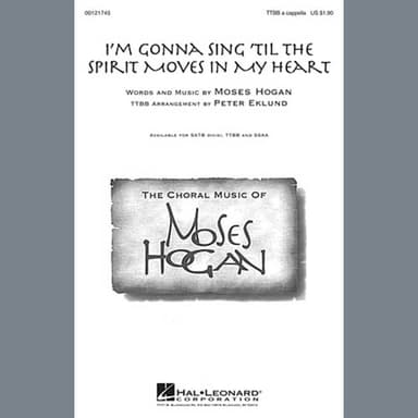 I'm Gonna Sing 'Til The Spirit Moves In My Heart
