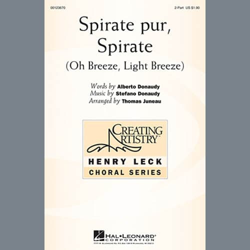 Spirate Pur, Spirate (Oh Breeze, Light Breeze)