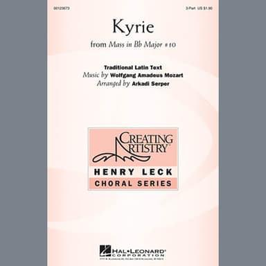 Kyrie (From The Mass In B-Flat Major #10)