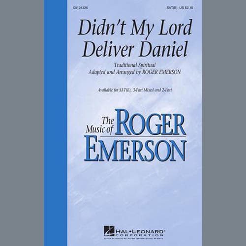 Didn't My Lord Deliver Daniel (arr. Roger Emerson)
