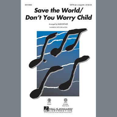 Save the World/Don't You Worry Child - Drums