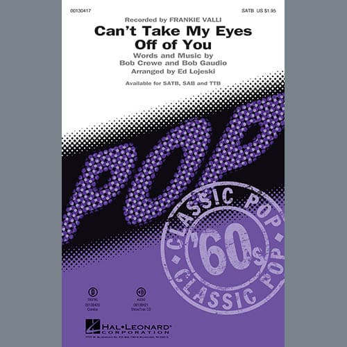 Can't Take My Eyes Off Of You (from Jersey Boys) (arr. Ed Lojeski) - Trombone