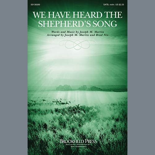 We Have Heard The Shepherd's Song