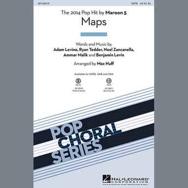 Maps (arr. Mac Huff) - Guitar