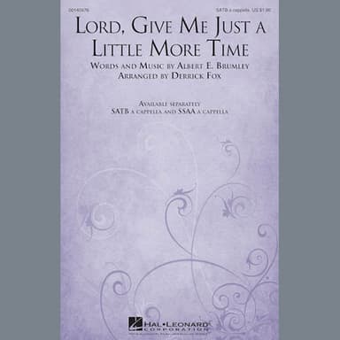 Lord, Give Me Just A Little More Time