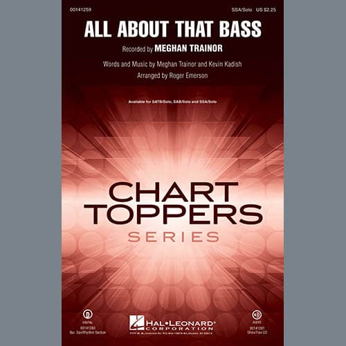 All About That Bass (arr. Roger Emerson) - Drums