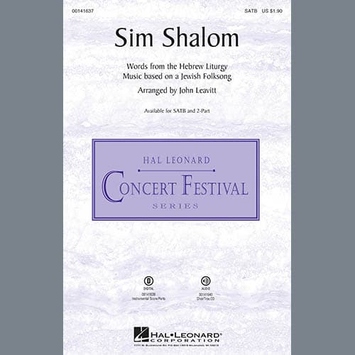 Sim Shalom - Bb Clarinet