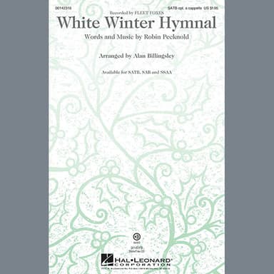 White Winter Hymnal (arr. Alan Billingsley)