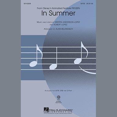 In Summer (from Frozen) (arr. Alan Billingsley)