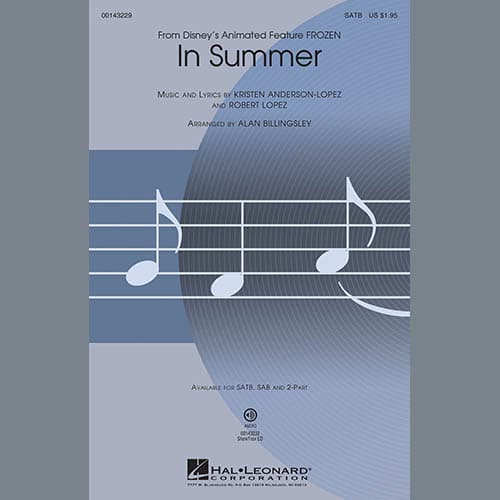 In Summer (from Frozen) (arr. Alan Billingsley)