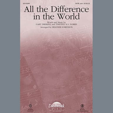 All the Difference in the World - Guitar/Electric Bass