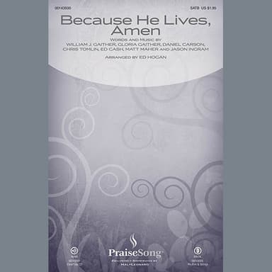 Because He Lives, Amen (arr. Ed Hogan) - Clarinet (sub Viola)