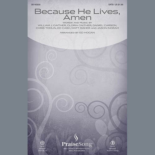Because He Lives, Amen (arr. Ed Hogan) - Clarinet (sub Viola)