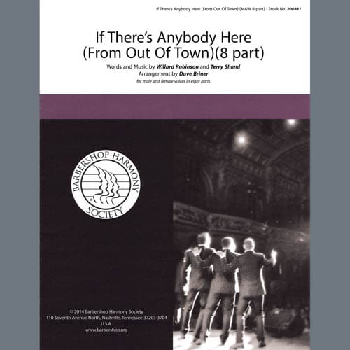 If There's Anybody Here (from Out Of Town) (arr. David Briner)