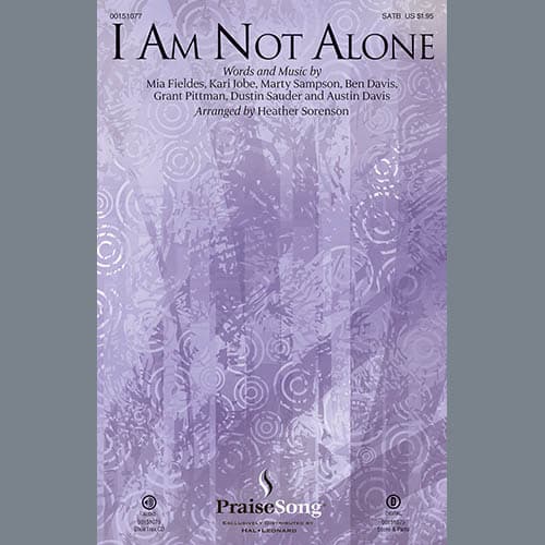 I Am Not Alone (arr. Heather Sorenson) - Percussion