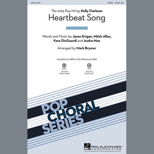 Heartbeat Song (arr. Mark Brymer) - Drums