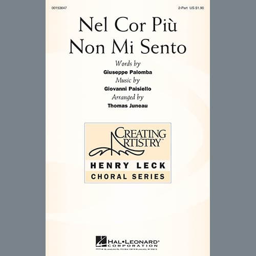 Nel Cor Piu Non Mi Sento
