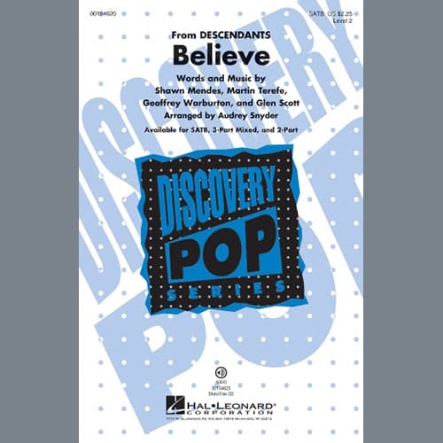 Believe (from Descendants) (arr. Audrey Snyder)