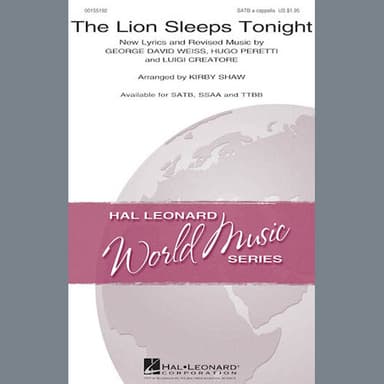 The Lion Sleeps Tonight (arr. Kirby Shaw)