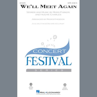We'll Meet Again (arr. Roger Emerson) - Bass