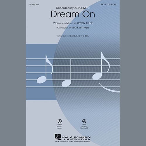 Dream On (arr. Mark Brymer) - Alto Sax