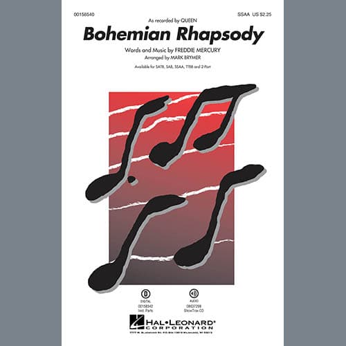 Bohemian Rhapsody (arr. Mark Brymer) - Electric Bass