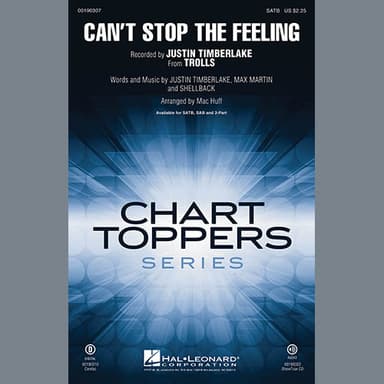 Can't Stop the Feeling (from Trolls) (arr. Mac Huff) - Tenor Saxophone