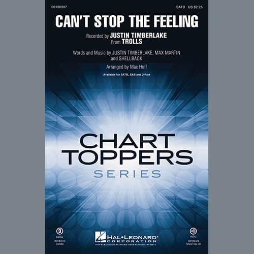 Can't Stop The Feeling (from Trolls) (arr. Mac Huff)