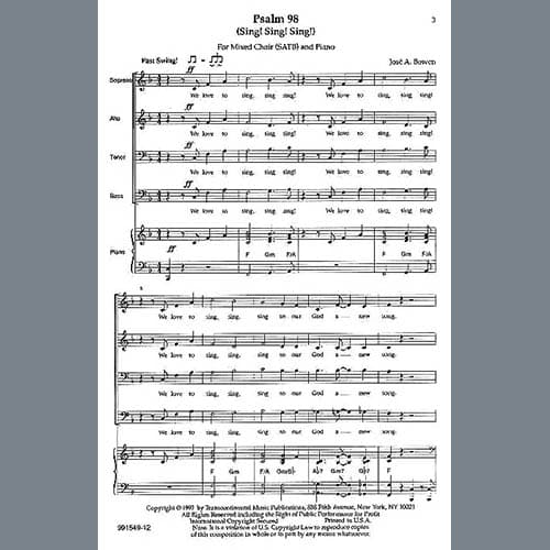 Psalm 98 (Sing! Sing! Sing!)