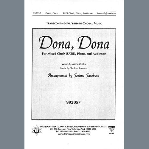 Dona, Dona (arr. Joshua Jacobson)