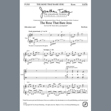 The Rose that Bare Jesu - Violin 2