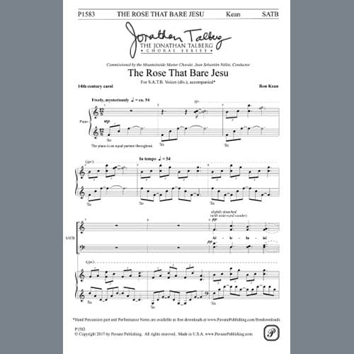 The Rose that Bare Jesu - Violin 2