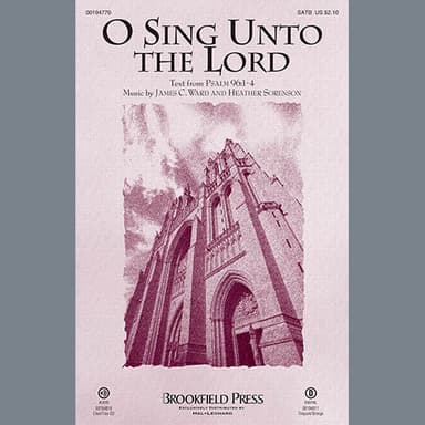 O Sing Unto the Lord - Full Score