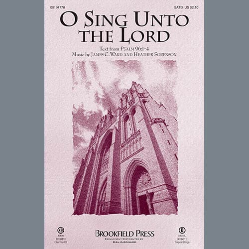 O Sing Unto the Lord - Full Score