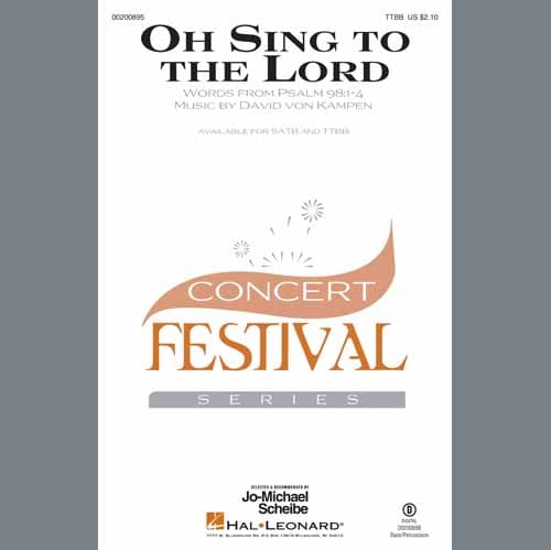 Oh Sing to the Lord - Bass (Use w/ SATB voicing)